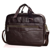 Luxury Stylish Leather Laptop Bag - Victor-Black-State of Style