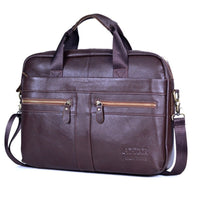 Luxury Stylish Leather Laptop Bag - Victor-Mahogany-State of Style