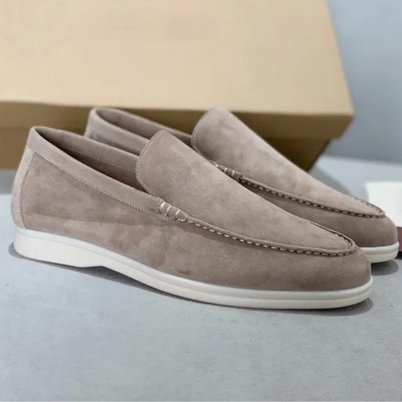 Luxury Suede Men's Loafers - Arthur-Beige-5.0-State of Style
