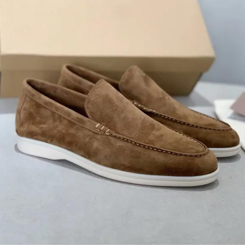 Luxury Suede Men's Loafers - Arthur-Brown-5.0-State of Style