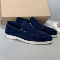 Luxury Suede Men's Loafers - Arthur-Dark Blue-5.0-State of Style