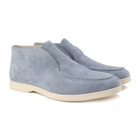 Luxury Suede Men's Loafers - Luca-Light Blue-5.0-State of Style