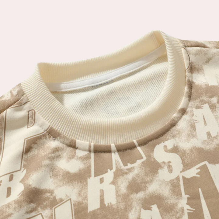 Luxury Sweatshirt for Men - Miles-Khaki-S-State of Style