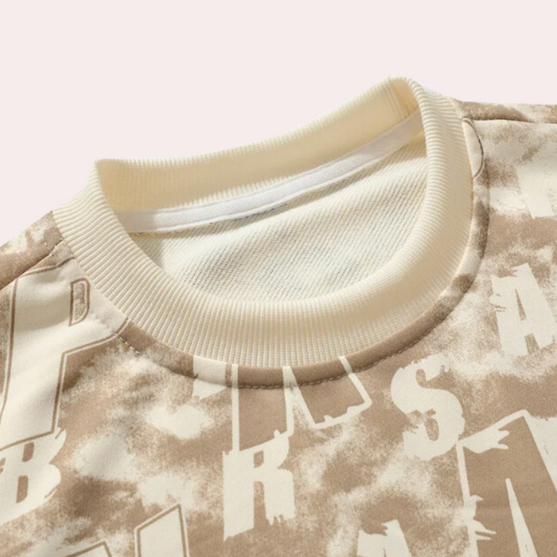 Luxury Sweatshirt for Men - Miles-Khaki-S-State of Style