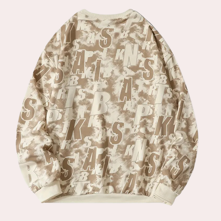 Luxury Sweatshirt for Men - Miles-Khaki-S-State of Style