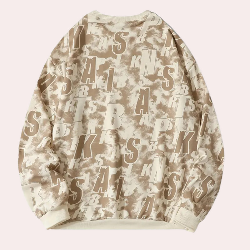 Luxury Sweatshirt for Men - Miles-Khaki-S-State of Style