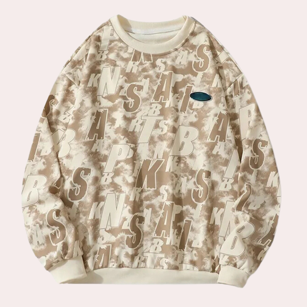 Luxury Sweatshirt for Men - Miles-Khaki-S-State of Style