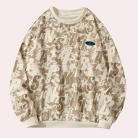 Luxury Sweatshirt for Men - Miles-Khaki-S-State of Style