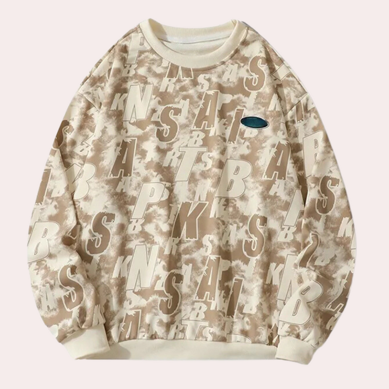 Luxury Sweatshirt for Men - Miles-Khaki-S-State of Style