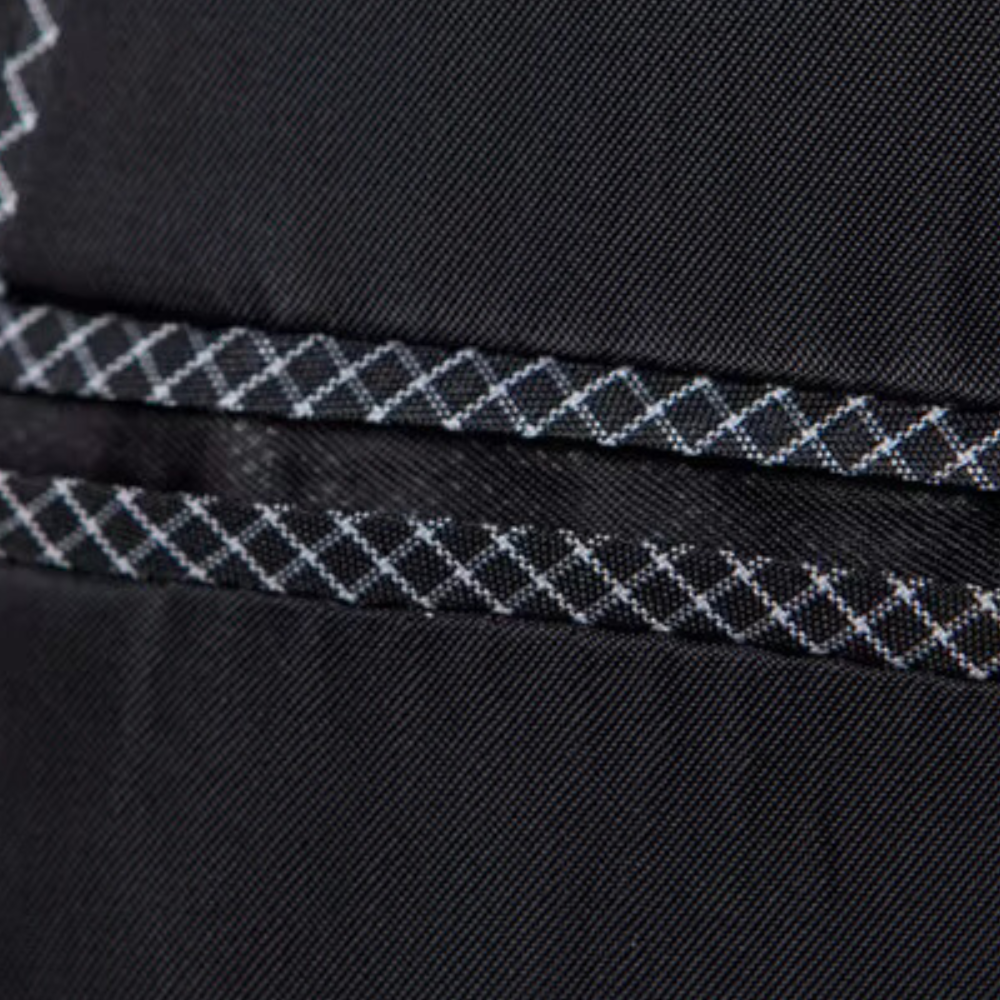 Luxury Three-Piece Suit for Men - Dante-Black-S-State of Style