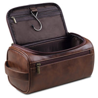 Luxury Toiletry Bags for Travel - Voyago-Dark brown-State of Style