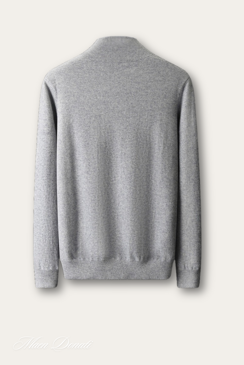 Luxury Warm Cashmere Cardigan for Men – Rowan-Grey-S-State of Style