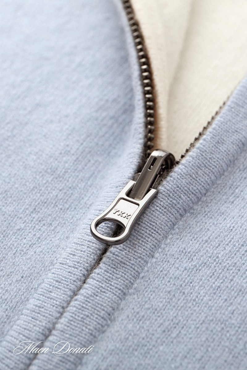 Luxury Warm Cashmere Cardigan for Men – Rowan-Grey-S-State of Style