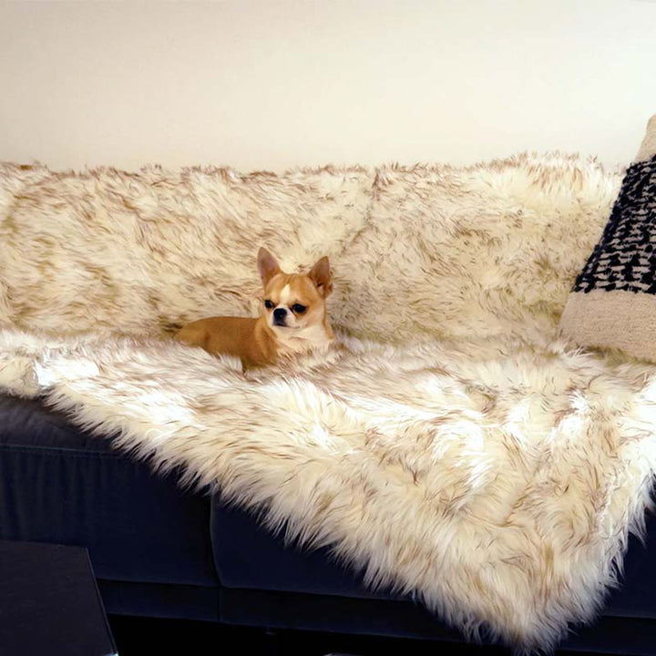 Luxury Waterproof Pet Blanket - CozyPaw™-White/brown-75 x 100 cm-State of Style