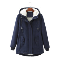 Luxury Winter Coat for Women - Aurora-Dark Blue-S-State of Style