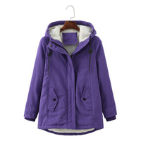 Luxury Winter Coat for Women - Aurora-Purple-S-State of Style