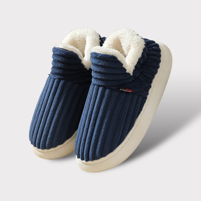 Luxury Winter Slippers - Elise-Blue-3.5-4.0-State of Style