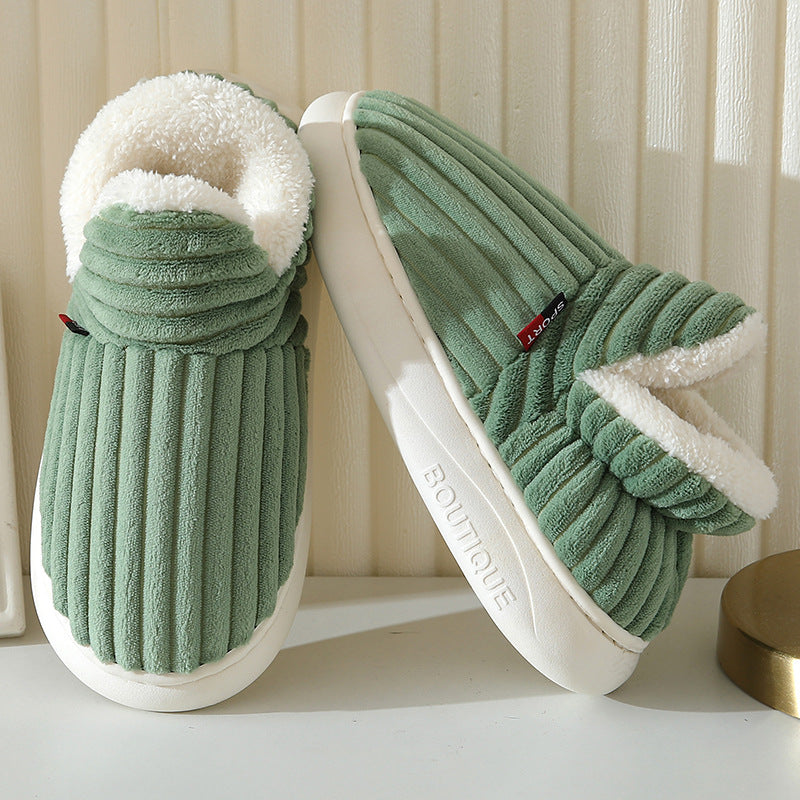 Luxury Winter Slippers - Elise-Green-3.5-4.0-State of Style