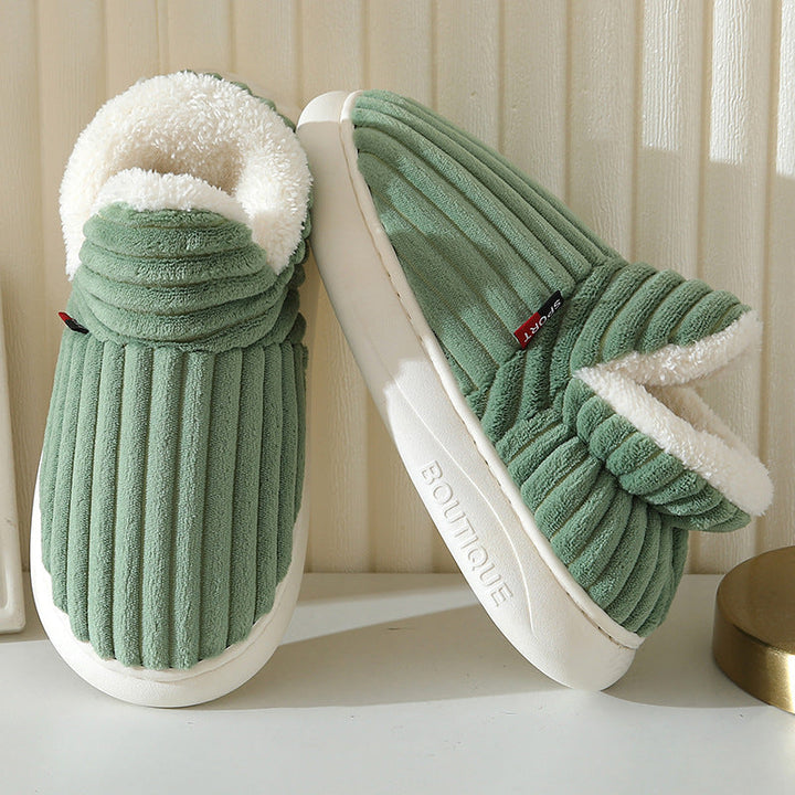 Luxury Winter Slippers - Elise-Green-3.5-4.0-State of Style
