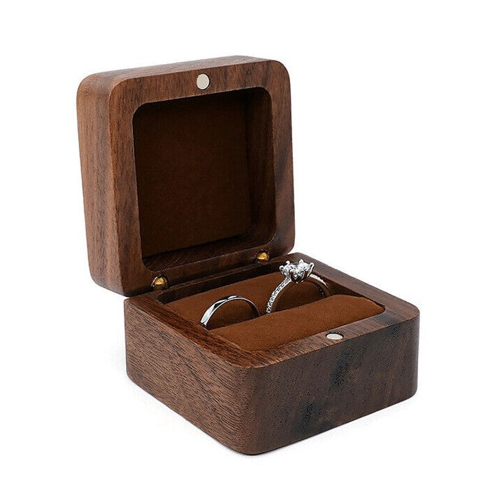 Luxury Wooden Mini Jewellery Box | Elegant Storage-1-BROWN-WOOD-State of Style