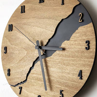 Luxury Wooden Wall Clock – Nuvoro-Numbers-State of Style