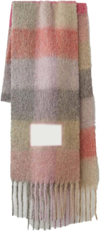 Lynn Checked Scarf | Warm & Stylish-Beige-State of Style