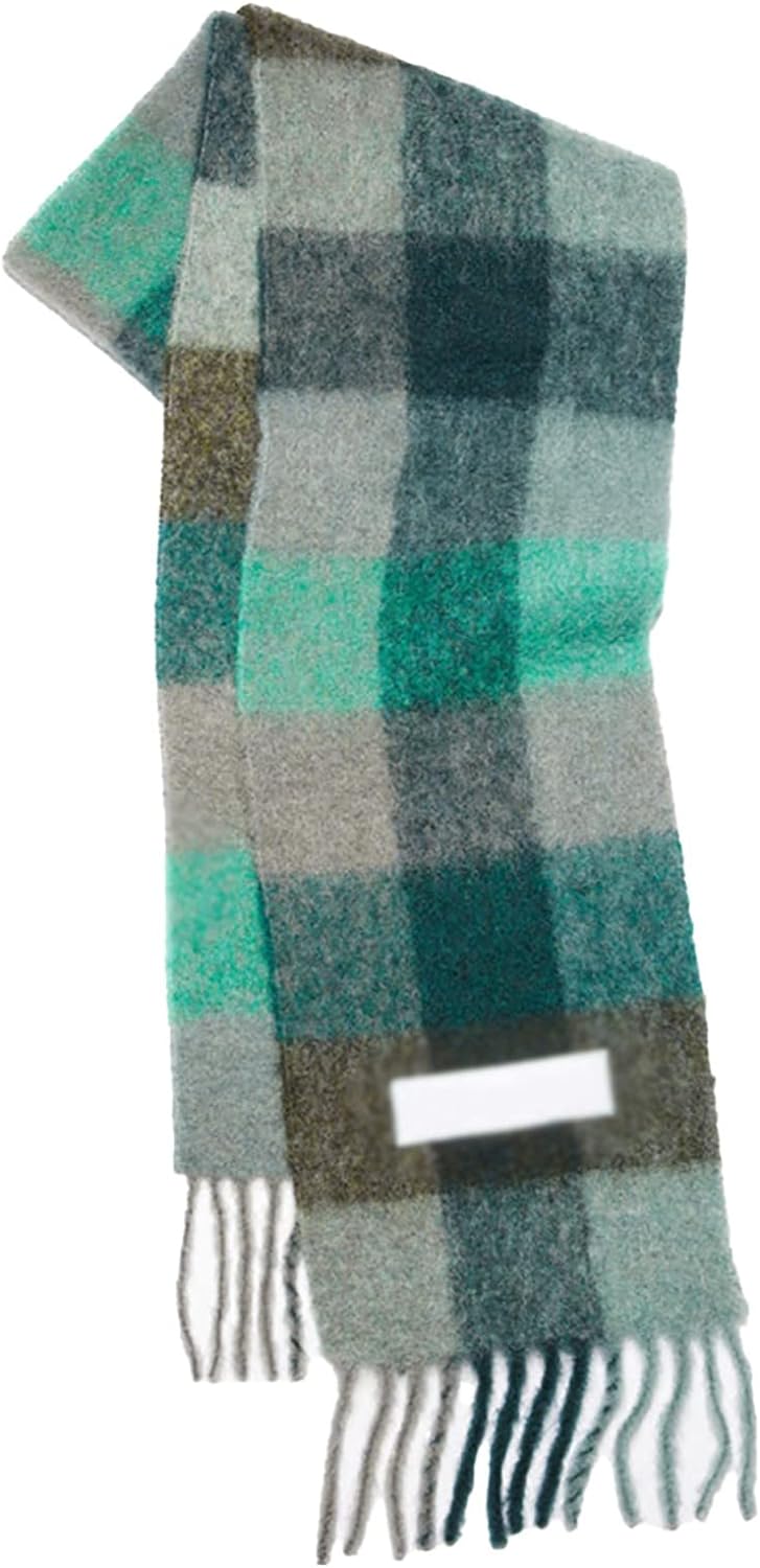 Lynn Checked Scarf | Warm & Stylish-Green Mix-State of Style
