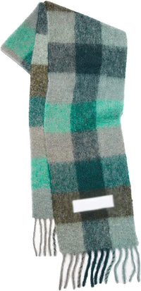 Lynn Checked Scarf | Warm & Stylish-Green Mix-State of Style