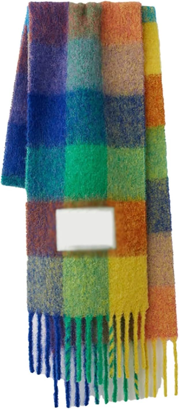Lynn Checked Scarf | Warm & Stylish-Green-State of Style