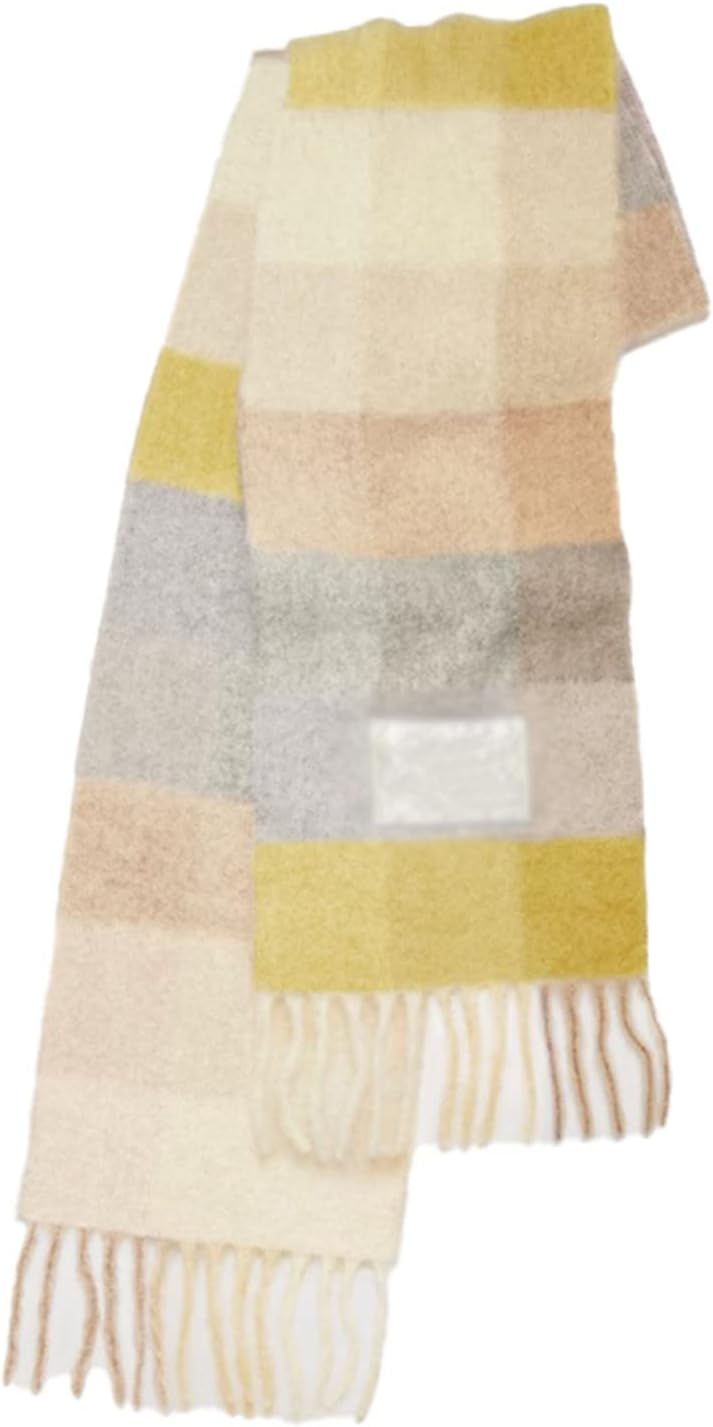 Lynn Checked Scarf | Warm & Stylish-Orange-State of Style