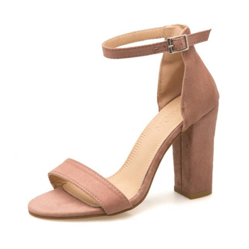 MaaikesHeels | Women's Elegant Ankle Strap High Heels-Beige-4.5-State of Style