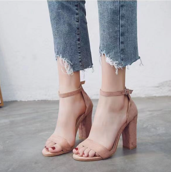 MaaikesHeels | Women's Elegant Ankle Strap High Heels-Pink-4.5-State of Style