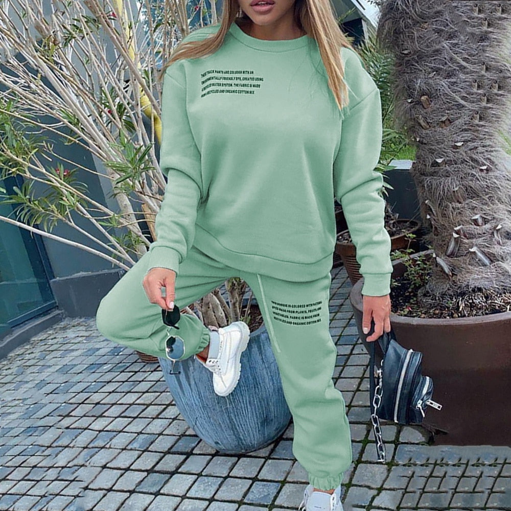 MaddiesSuit | Women's Sporty & Comfortable Tracksuit-Green-S-State of Style