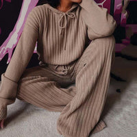 MadeliefsPakje | Women's Cosy Lounge Set-Mocha-S-State of Style