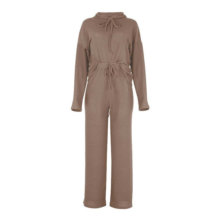 MadeliefsPakje | Women's Cosy Lounge Set-Mocha-S-State of Style