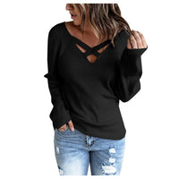MadeliefsShirt | Women's Fashionable Knit Sweater-Black-S-State of Style
