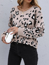 MadeliensShirt | Women's Cosy Long-Sleeve Sweater-Khaki-S-State of Style