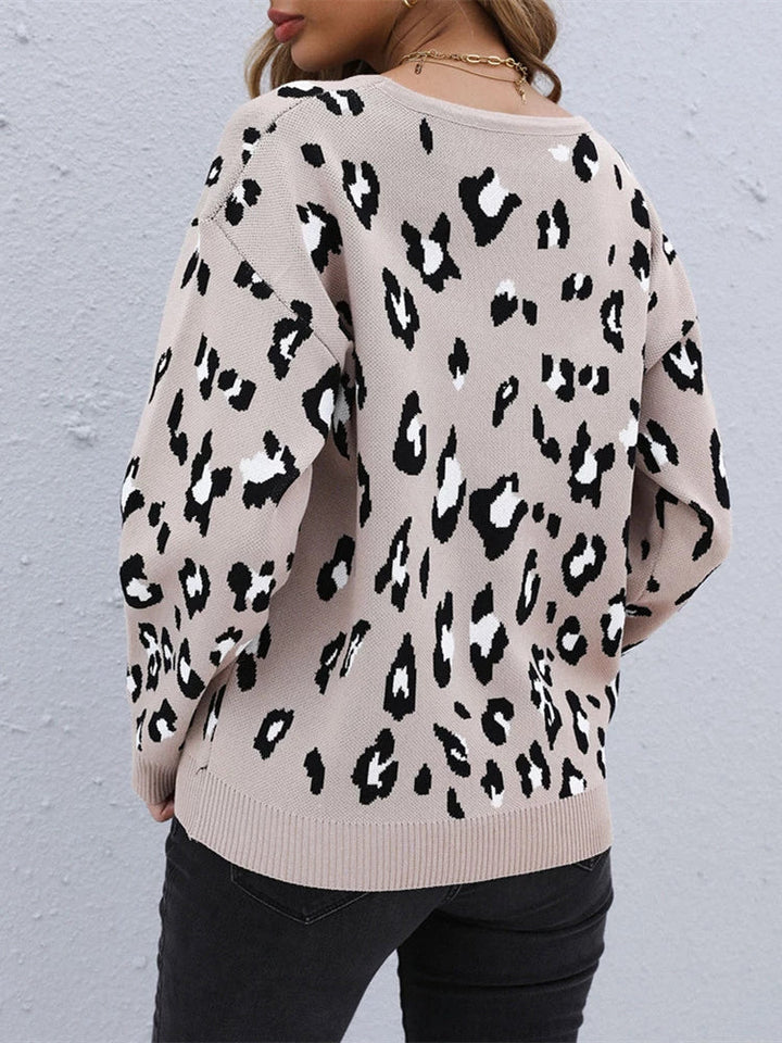 MadeliensShirt | Women's Cosy Long-Sleeve Sweater-Khaki-S-State of Style