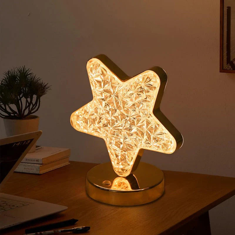 Magical Crystal Table Lamp with Dimming Function - Celestia-Moon-State of Style