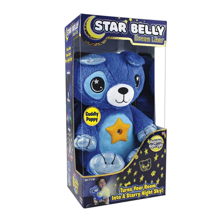 Magical Cuddle and Night Light - DreamLight-Blue Puppy-State of Style