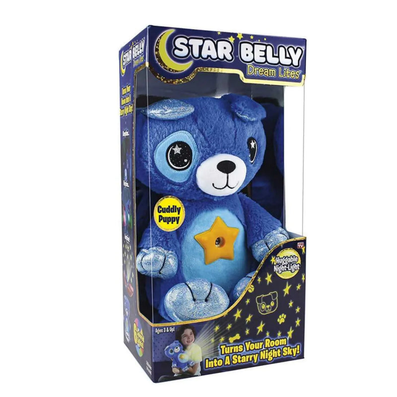 Magical Cuddle and Night Light - DreamLight-Blue Puppy-State of Style