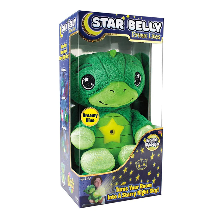 Magical Cuddle and Night Light - DreamLight-Green Dinosaur-State of Style