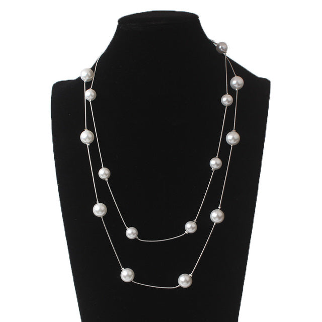 Magical Fairy Necklace | Women's Pendant Necklace-Classic Pearl Gold-State of Style