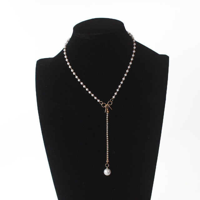 Magical Fairy Necklace | Women's Pendant Necklace-Classic Pearl Gold-State of Style