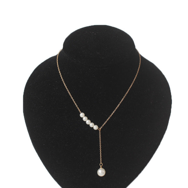 Magical Fairy Necklace | Women's Pendant Necklace-Classic Pearl Gold-State of Style