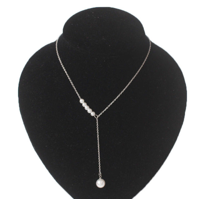 Magical Fairy Necklace | Women's Pendant Necklace-Classic Pearl Gold-State of Style