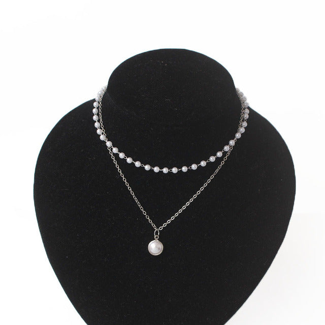 Magical Fairy Necklace | Women's Pendant Necklace-Classic Pearl Silver-State of Style
