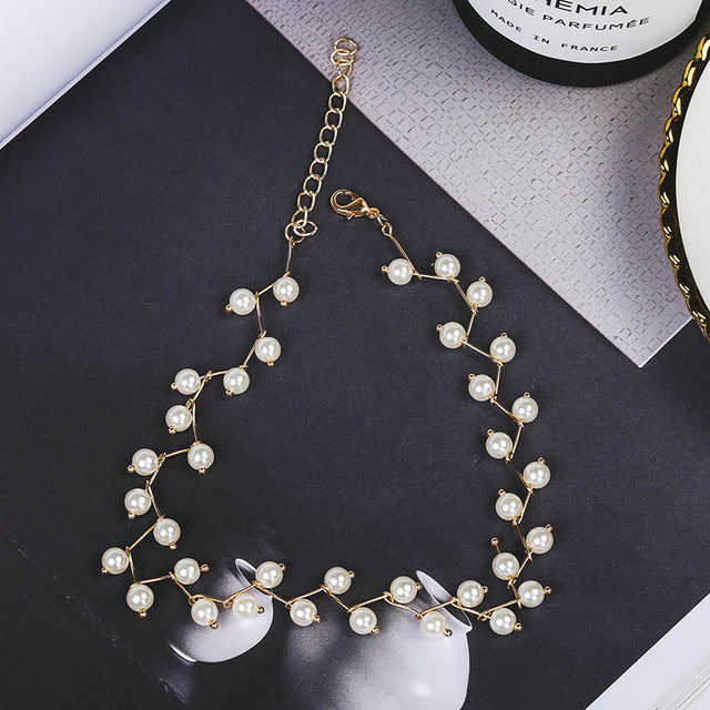 Magical Fairy Necklace | Women's Pendant Necklace-Pearl Gold in Abundance-State of Style