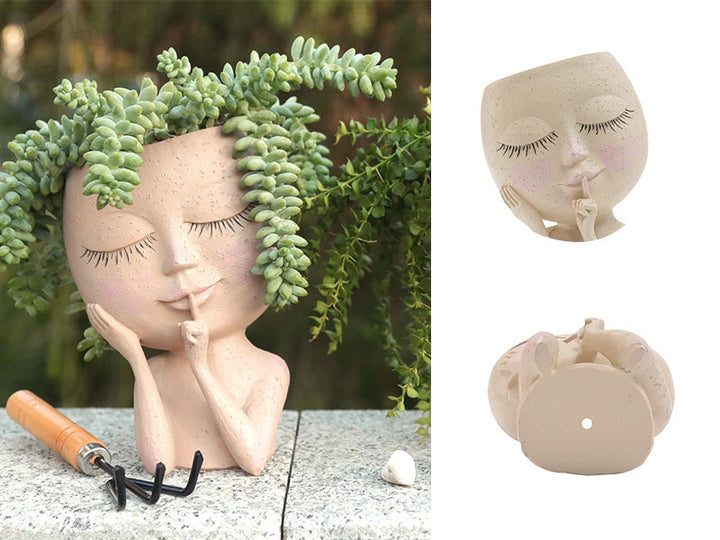 Magical Goddesses Plant Pot - MythicBloom-Light Brown-State of Style