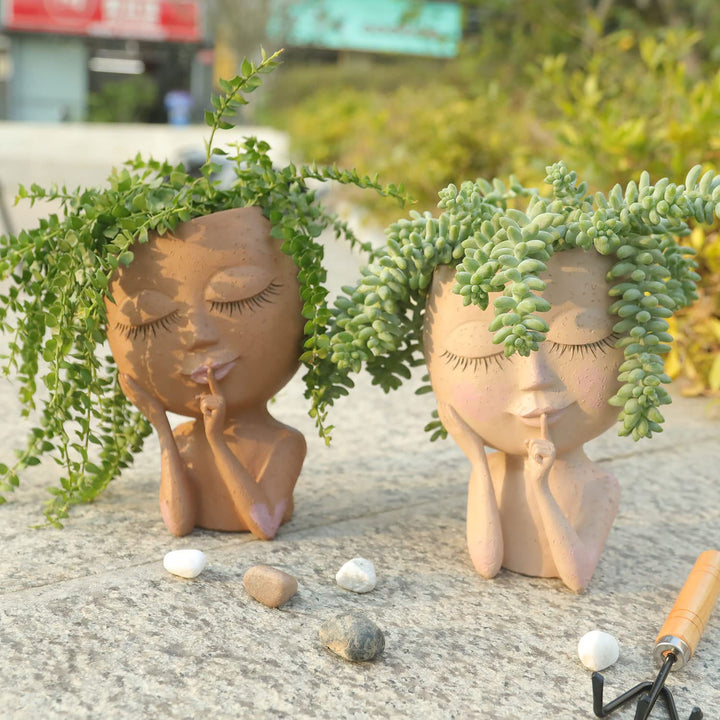 Magical Goddesses Plant Pot - MythicBloom-Light Brown-State of Style